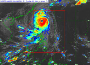  Leon weakens to Typhoon status as it passes close to Orchid Islands, Taiwan—PAGASA