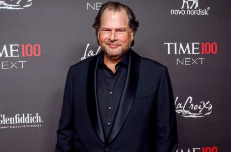 Marc Benioff is in talks to sell Time to Antenna Group