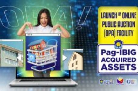 Pag-IBIG Fund launches online shopping of properties through Online Public Auction