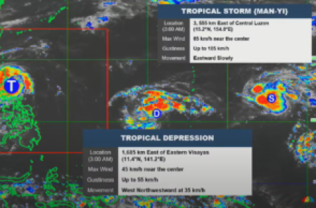 PAGASA monitoring two tropical cyclones outside PAR amid Typhoon Nika