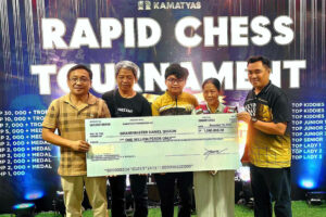  Quizon gets another P1 million for GM feat in Budapest Olympiad